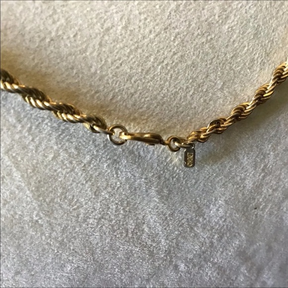 MONET Vintage 30” Gold Plated 15 Grams Twisted Rope Chain - Picture 4 of 6